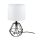 Carlton 2 Asztali E14 1x60W fekete/fehér