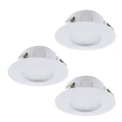 Pineda LED beépíthető kerek 3x6W 7,8cm fehér fix