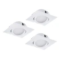 Pineda LED beép.3x6W 8,4cm szögl.fehér