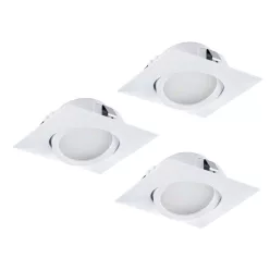 Pineda LED beép.3x6W 8,4cm szögl.fehér