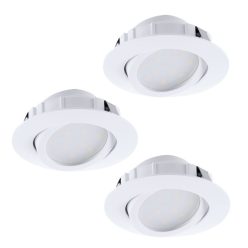 Pineda LED beépíthető kerek 3x6W 8,4cm fehér