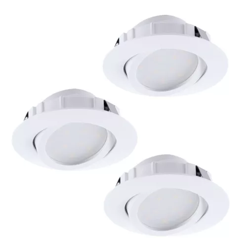 Pineda LED beépíthető kerek 3x6W 8,4cm fehér
