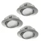 Pineda LED beépíthető kerek 3x6W 8,4cm mnik.