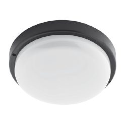 LED hajólámpa kör 20W 4000K IP54 fekete