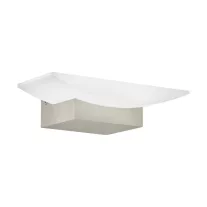 Metrass LED-es fali 6W mattnikkel