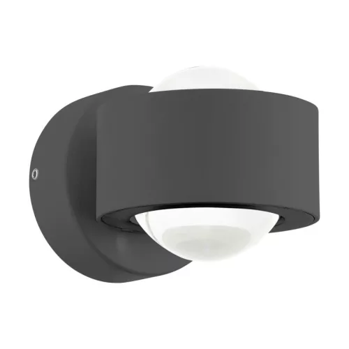 ONO 2 LED-es fali 2x2,5W antracit