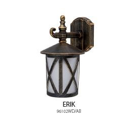 Kültéri falikar LE ERIK antik sárgaréz