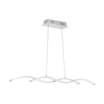 Lasana2 LED függeszték 2x9W 87cm króm/fehér