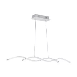 Lasana2 LED függeszték 2x9W 87cm króm/fehér