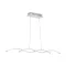 Lasana2 LED függeszték 2x9W 87cm króm/fehér