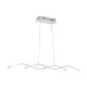 Lasana2 LED függeszték 2x9W 87cm króm/fehér