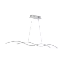 Lasana2 LED függ. 2x14W 102cm króm/fehér