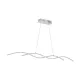 Lasana2 LED függ. 2x14W 102cm króm/fehér