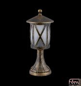 Kültéri lámpaoszlop, ERIK, 40cm, antik sárgaréz