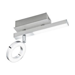 Cardillio1 LED fali 1x3,2W+1x2,2W alu/kr