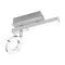Cardillio1 LED fali 1x3,2W+1x2,2W alu/kr