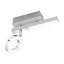Cardillio1 LED fali 1x3,2W+1x2,2W alu/kr