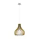 Tindori függeszték E27 1x60W 38cm juhar
