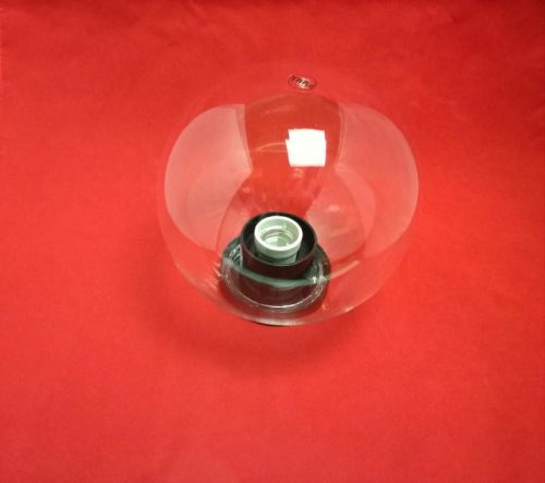 Kültéri lámpa falra, oszlopra PMMA 200mm átlátszó