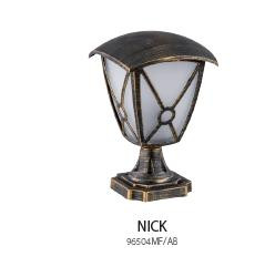 Kültéri lámpaoszlop NICK 25cm antik sárgaréz