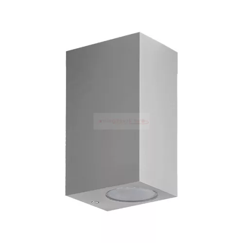Homlokzati lámpa le-fel 2xGu-10 szürke IP54