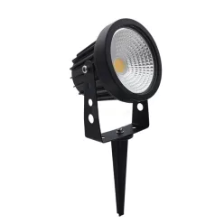   Leszúrható LED reflektorlámpa 10 Watt természetes fehér, 60°, fekete, IP65