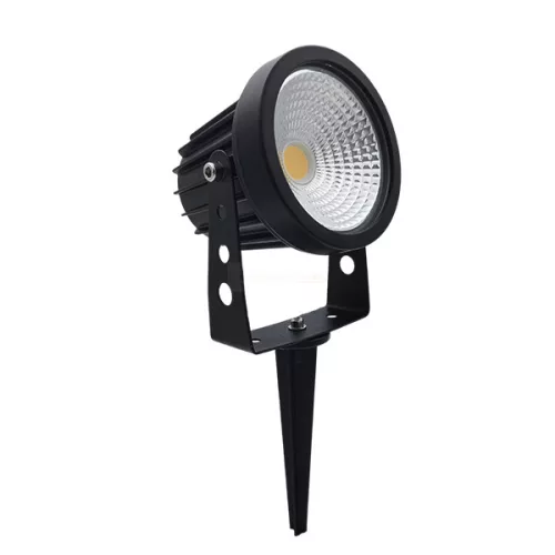 Leszúrható LED reflektorlámpa 10 Watt természetes fehér, 60°, fekete, IP65