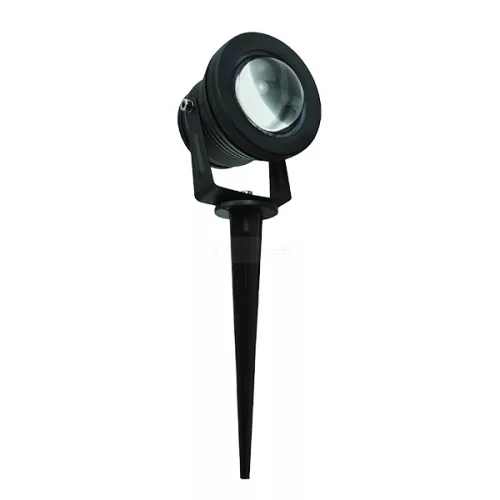 Leszúrható LED reflektorlámpa 10 Watt természetes fehér, 8°, fekete, IP65