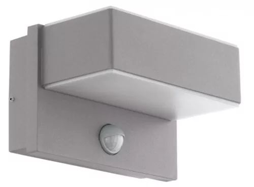 AZZINANO  kültéri fali LED lámpatest 2x5,6W IP44 szenzoros ezüst Azzinano