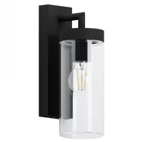 BOVOLONE kültéri fali E27  1x60W IP44 fekete/áttetsző