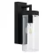 BOVOLONE kültéri fali E27  1x60W IP44 fekete/áttetsző