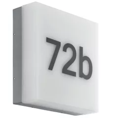   CORNALE kültéri fali LED-es lámpatest 8,2Wszenzoros  antracait/fehér házszámvilágító