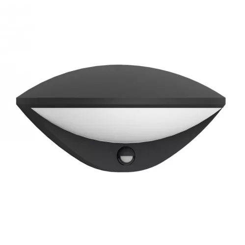 BELCREDA  Kültéri LED-es fali  lámpatest 9,3W IP44 LED-es szenzoros antracit Belcreda