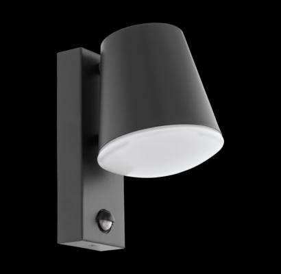 Caldiero kültéri fali lámpa 1xE27 mozgásérzékelős