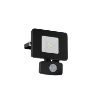   FAEDO kültéri fali LED-es fekete szenzoros reflektor 10W IP44