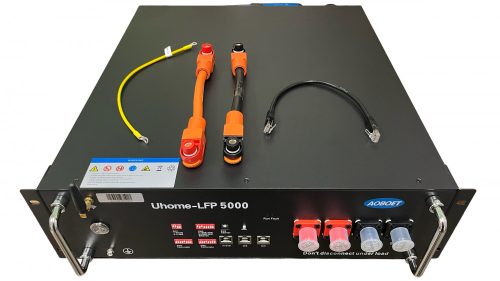 Litium-vasfoszfát akkumulátor napelem rendszerekhez 48V 5000Wh