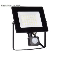 Led reflektor 30 W Helios hideg fehér mozgásérzékelős