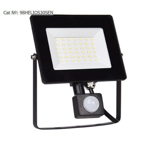 Led reflektor 30 W Helios hideg fehér mozgásérzékelős