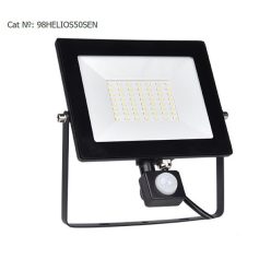 Led reflektor 50 W Helios hideg fehér mozgásérzékelős
