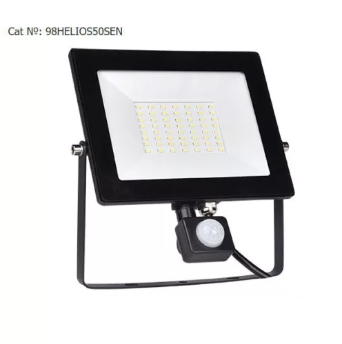 Led reflektor 50 W Helios hideg fehér mozgásérzékelős