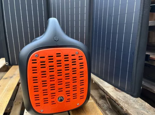 EL1000S Hordozható erőmű 1000W + napelem