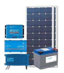 Sziget üzemű napelem rendszer 1200W/30A