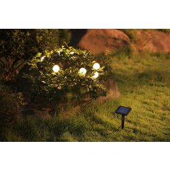Napelemes kerti lámpa 8db 0,6W IP68 2000K