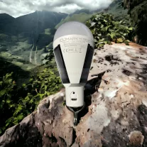 Napelemes LED kempinglámpa 300Lm 4000K +USB