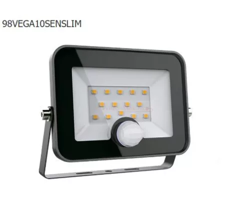 LED reflektor vega slim szenzorral 10W