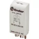 Finder LED-es állapotjelző+védődióda modul
