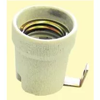 Foglalat E-27 porcelán fém füllel