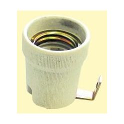 Foglalat E-27 porcelán fém füllel