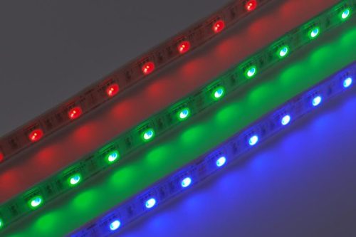 RGB Led szalag kültéri IP65 60led/m szilikon dekor 5m