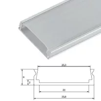 Alumínium profil LED szalaghoz 6220/1